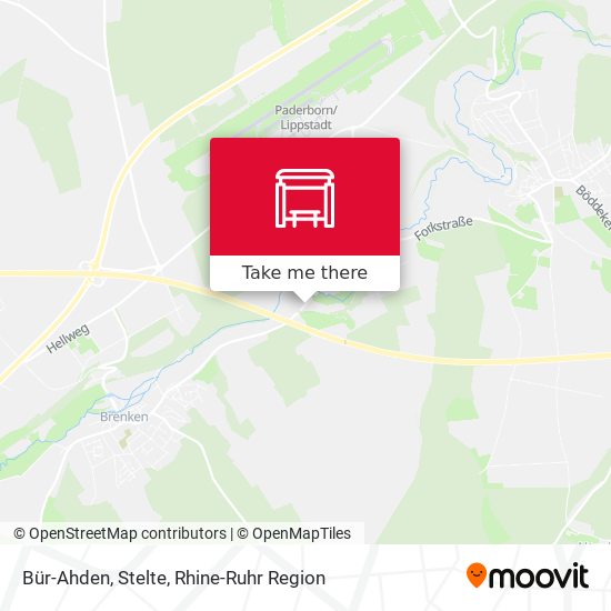 Bür-Ahden, Stelte map