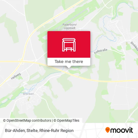 Bür-Ahden, Stelte map