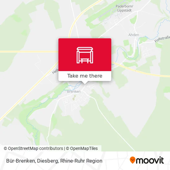 Карта Bür-Brenken, Diesberg