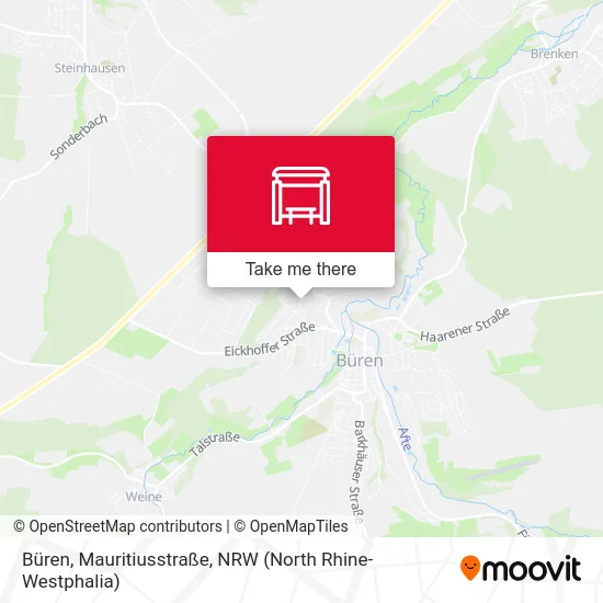 Büren, Mauritiusstraße map