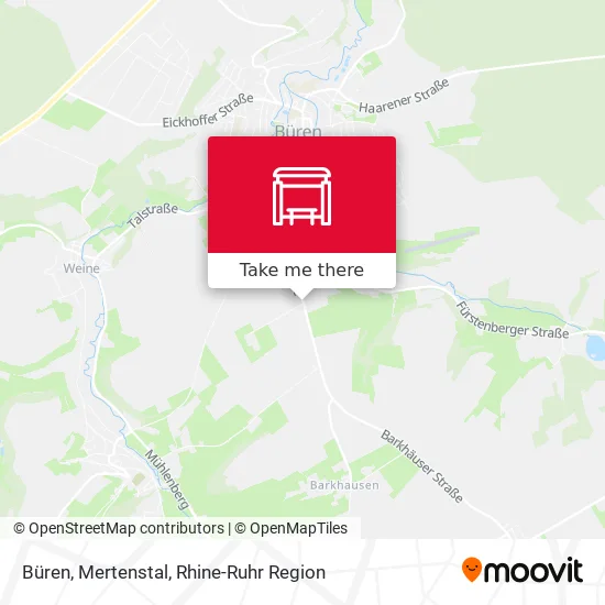 Карта Büren, Mertenstal