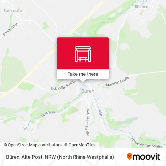 Карта Büren, Alte Post