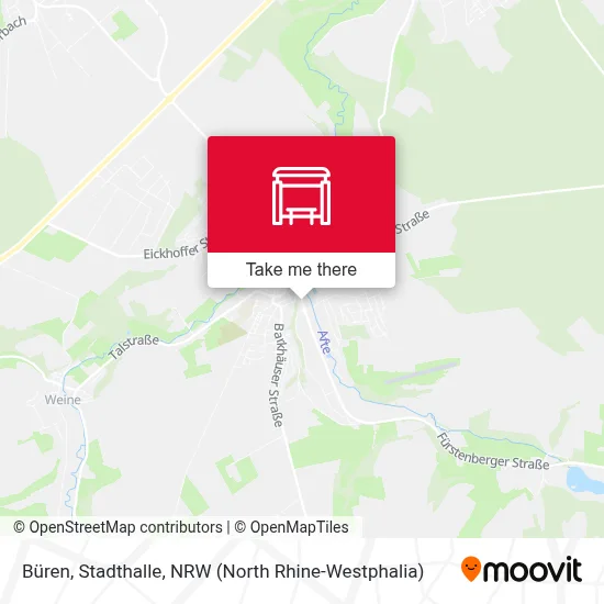 Büren, Stadthalle map