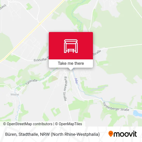 Büren, Stadthalle map