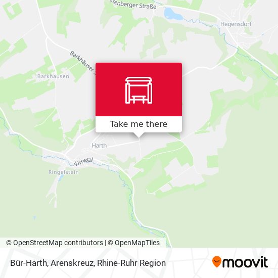 Bür-Harth, Arenskreuz map