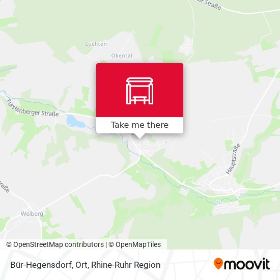 Bür-Hegensdorf, Ort map