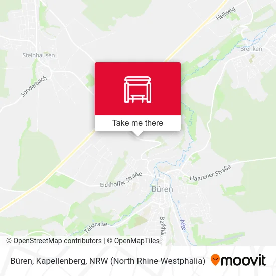 Büren, Kapellenberg map