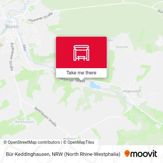 Bür-Keddinghausen map