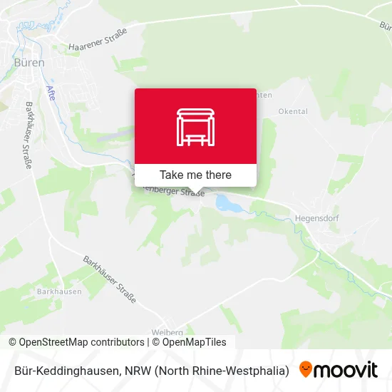 Bür-Keddinghausen map