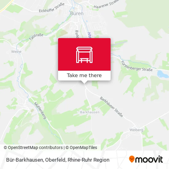 Карта Bür-Barkhausen, Oberfeld