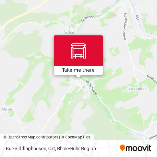 Карта Bür-Siddinghausen, Ort