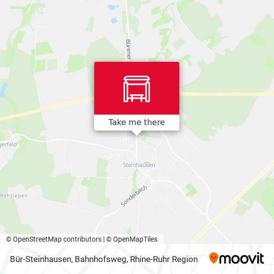 Bür-Steinhausen, Bahnhofsweg map