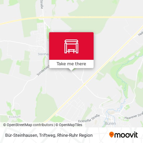 Bür-Steinhausen, Triftweg map