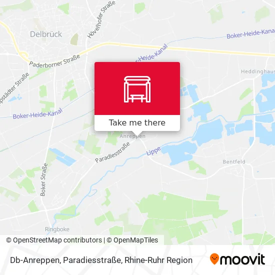 Карта Db-Anreppen, Paradiesstraße