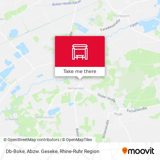 Карта Db-Boke, Abzw. Geseke