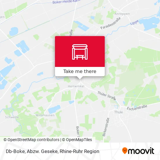 Карта Db-Boke, Abzw. Geseke