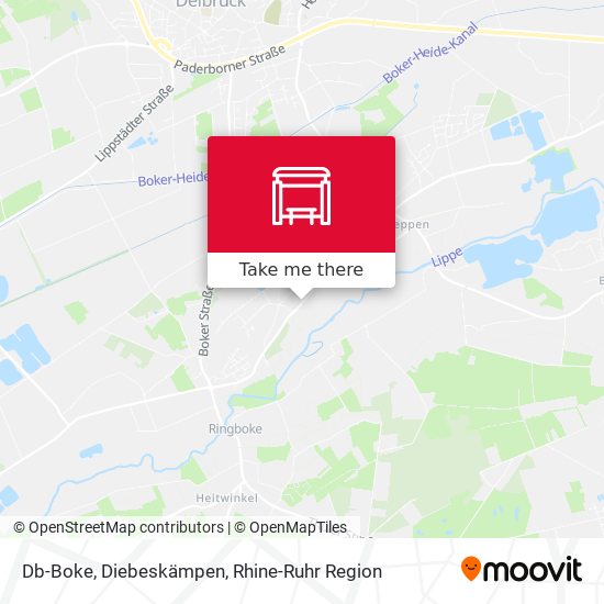 Db-Boke, Diebeskämpen map