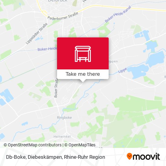 Db-Boke, Diebeskämpen map