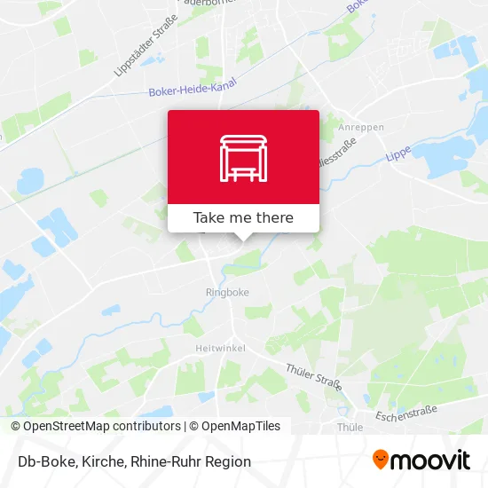 Db-Boke, Kirche map