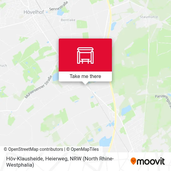 Höv-Klausheide, Heierweg map