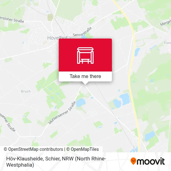 Höv-Klausheide, Schier map