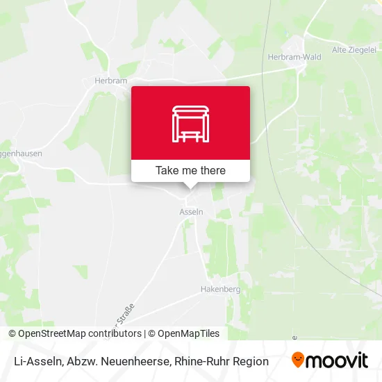 Карта Li-Asseln, Abzw. Neuenheerse