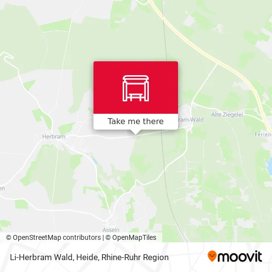 Карта Li-Herbram Wald, Heide