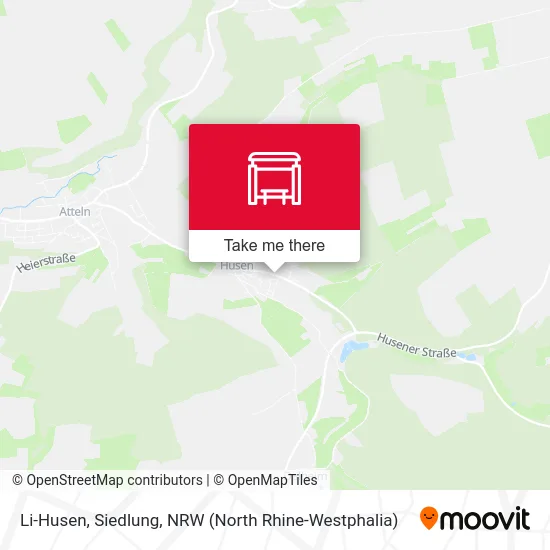 Li-Husen, Siedlung map