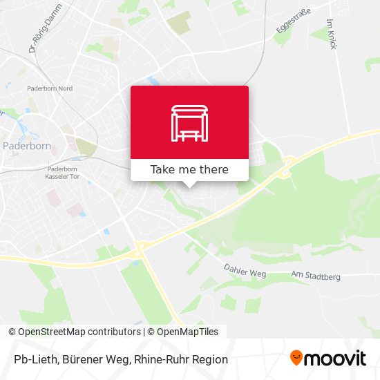 Pb-Lieth, Bürener Weg map