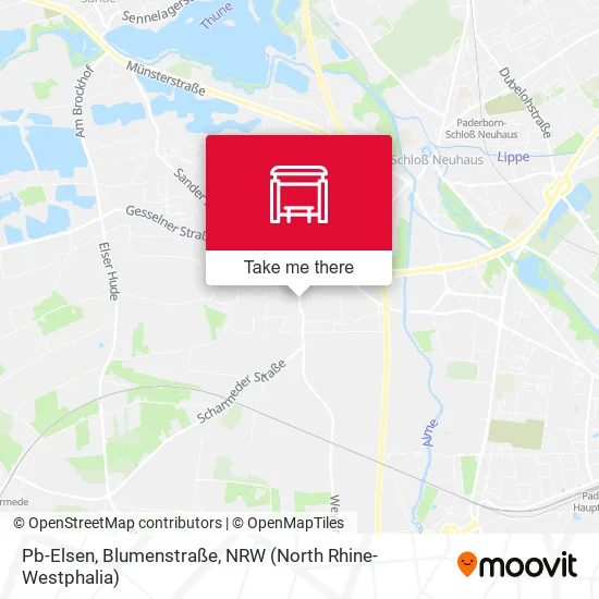 Карта Pb-Elsen, Blumenstraße