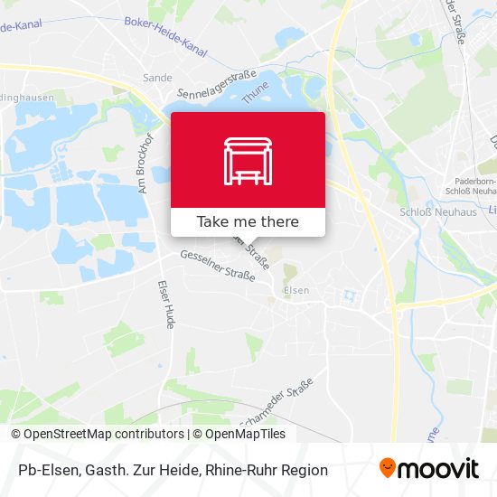 Pb-Elsen, Gasth. Zur Heide map
