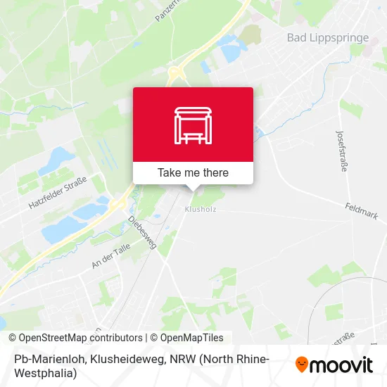 Pb-Marienloh, Klusheideweg map