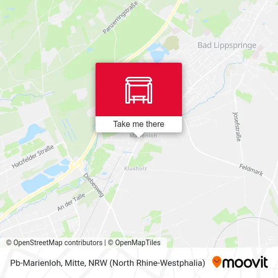 Pb-Marienloh, Mitte map