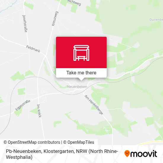 Pb-Neuenbeken, Klostergarten map