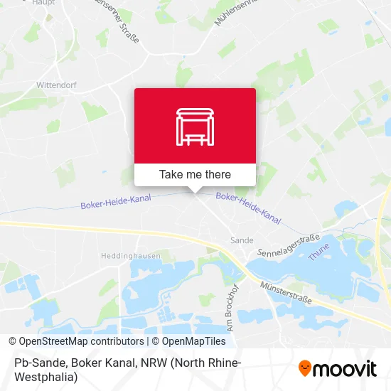 Pb-Sande, Boker Kanal map