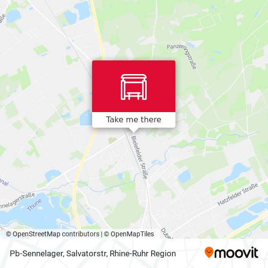 Pb-Sennelager, Salvatorstr map