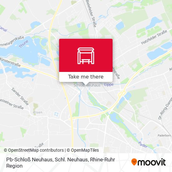 Pb-Schloß Neuhaus, Schl. Neuhaus map