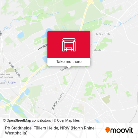 Pb-Stadtheide, Füllers Heide map