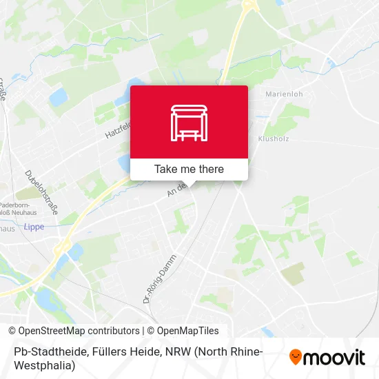 Pb-Stadtheide, Füllers Heide map