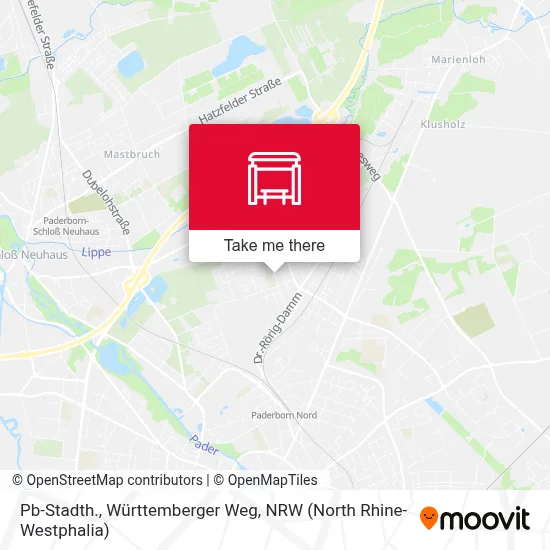 Pb-Stadth., Württemberger Weg map