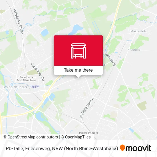 Pb-Talle, Friesenweg map