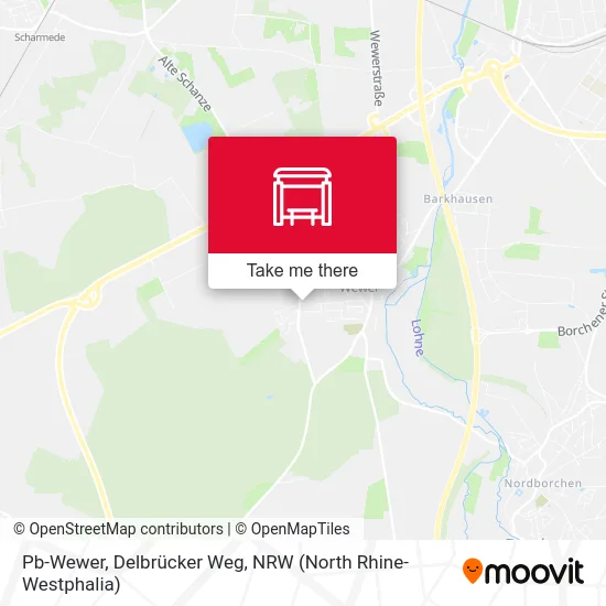 Pb-Wewer, Delbrücker Weg map