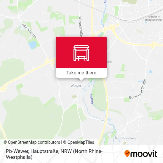 Pb-Wewer, Hauptstraße map