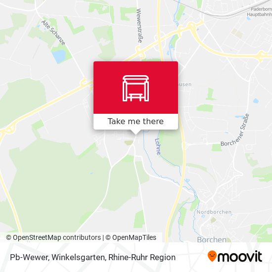 Pb-Wewer, Winkelsgarten map