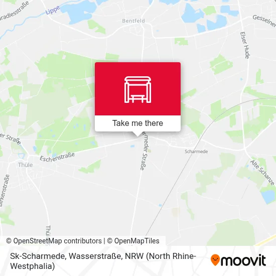 Sk-Scharmede, Wasserstraße map