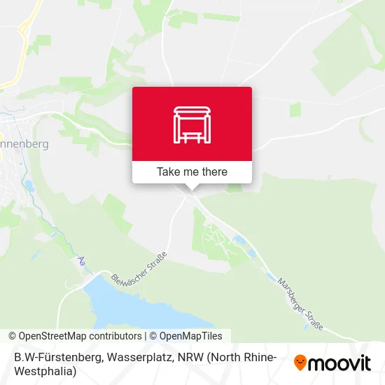 B.W-Fürstenberg, Wasserplatz map