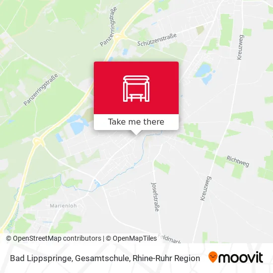 Карта Bad Lippspringe, Gesamtschule