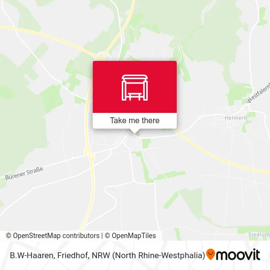 B.W-Haaren, Friedhof map