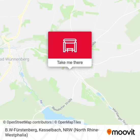 B.W-Fürstenberg, Kesselbach map