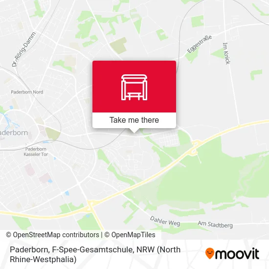 Paderborn, F-Spee-Gesamtschule map